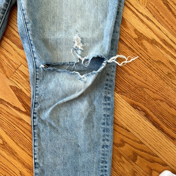 J crew point sur denim size 31 button fly distressed slouchy boyfriend style - Picture 6 of 12